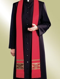 Red Ceremonial Stole 