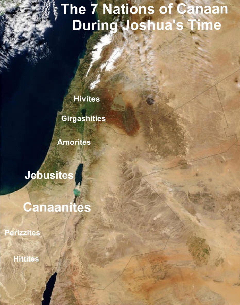 A Brief Look At Tomorrow - The 7 nations of Canaan during Joshua's time - A Brief Look At Tomorrow